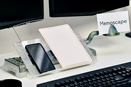MemoScape Adjustable In-Line Document Holder for Typing | Reduce Neck Strain, Improve Focus, Boost Desk Organization, and Workflow | Paper Holder Stand for Desk and Home Office - Camouflage (VUR 4080) - Image 4