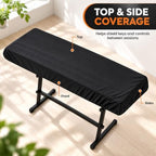 Digital Piano Keyboard Cover for Yamaha Montage M7, Electronic Keyboard Dust Cover, Stretch Fabric with Elastic Edge for Home Music Studio Storage - Image 4
