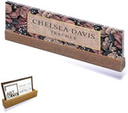ARTBLOX | Name Plate Floral Botanical On Clear Acrylic - Image 2