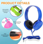 Bulk Headphones 12 Pack for School Classroom Kids K-12, Wholesale Wired Durable Computer Earphones Class Set for Students Children Toddler Teens Boys Girls and Adult (HY450, 12 Mixed) - Image 3