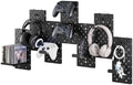 PEGZONE Controller and Headphone Holder Wall Mount, 7pcs, Black by Pegzone