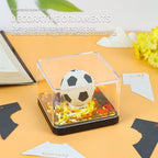 3D Calendar 2027,Creative Time Piece Calendar 2027 Desk Calendar,Soccer Ball Paper Carving Art Tear Away Calendar 3D Memo Pad DIY Christmas Gift - Image 5