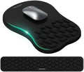 TECKNET Keyboard Wrist Rest and Mouse Pad 2 in 1 Set with Wrist Support by Tecknet