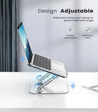 Orlian Adjustable Aluminum Laptop Stand for Desk, Laptop Riser for 11-16" - Image 4
