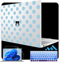 Case for Surface Laptop 8 2026/7 2024 13.8", Blue Polka Dots by WelcomeViseNewitems