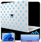 Case for Surface Laptop 8 2026/7 2024 13.8", Blue Polka Dots by WelcomeViseNewitems
