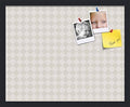 PinPix 21x17 inch Cork Bulletin Board. This Decorative Framed Pin Board Comes with Diamond Pattern in Shades of Grey Design and Satin Black. Ideal for Home, Office Decor or School (PinPix-373) by PinPixBulletinBoards