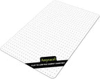 Amyracel Office Chair Mat, 60" x 46" Easy Glide Plastic Floor Mat, Clear Computer Desk Chair Mat for Low Pile Carpeted Floors by Amyracel