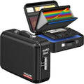 COLCASE Fireproof Document Box with Lock, Hard Fireproof Document Organizer by COLCASE