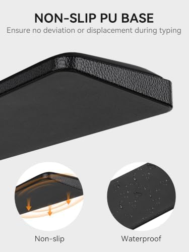 Cooling Gel Wrist Rest Set, Full-Size Keyboard & Mouse Wrist Support Pad - Image 5