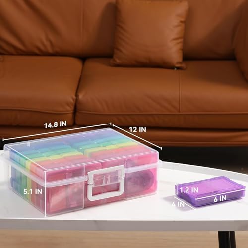 novelinks Photo Storage Box and 16 Inner 4" x 6" Photo Storage Containers - Image 2