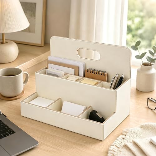 Mail Organizer Countertop, Office Desk Accessories Bill Sorter File Holder - Image 6