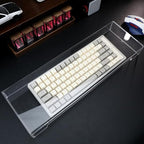 Acrylic Keyboard Cover, Clear Keyboard Dust Cover for Desktop Anti-Cat Protector Lid Waterproof Protective Case (18.5x5.9x1.8 Inches) - Image 3