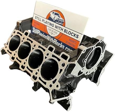 Sands3D Ford Coyote Business Card Holder Organizer, Mechanic Gift For Men, Car Stuff, Car Accessories For Men, Business Card Holder Desk, Mini V8 Engine, V8 Engine Model Kit, Car Engine, Mini Engine by SandsOriginalProducts%C2%AE