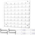 Hillban Acrylic Business Card Holder Wall Mount Office, 56 Pockets by Hillban