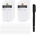 Lionshop Inspection Record Tag, Durable 30 mil UV/Paper Material w/Zip Ties for Scaffolds, Ladders, Fire Extinguisher, Machinery, Hazards, Inventory, Out of Service, 5.75"x 3", Pack of 50 by Lionshop