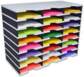 Ultimate Office TierDrop Desktop Organizer, 24 Compartment Sorter, 3-Wide by UltimateOffice