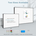 Large Magnetic Whiteboard, 36" x 24" Dry Erase White Board for Wall - Image 6