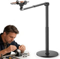 Overhead Phone Stand for Desk, 2-Section Telescoping Tripod by SENWELL-KA