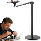 Overhead Phone Stand for Desk, 2-Section Telescoping Tripod by SENWELL-KA