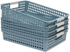 Soddeph A4 Paper Tray with Grip Handles, Plastic Book Basket - Image 4