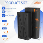 GAIOUS 71" Tall Kitchen Pantry Cabinet,Black Cupboard,Metal Storage Cabinet - Image 2