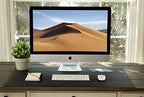 Vine Creations Leather Desk Mat Large 44" x 22", Desk Protector Mat, PU Leather Desk Pad, Large Mouse Pad, Desk Blotter, Desk Pads on Top of Desks, Desk Matt for Desktop, Office Desk Mat (Black) - Image 6