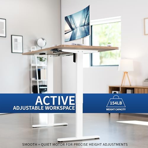 VIVO White 71 x 30 in Standing Desk, DESK-KIT-0W7W - Image 3