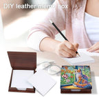 4pcs Beautiful Cat Diamond Art Painting Note Box for Adults, Wooden DIY Sticky Notes Holder Kit with 640 Blank Notepads, Multi-Purpose Desk Organizer for Home Office, Study Thoughtful Gift - Image 7