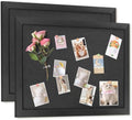 AKTOP Black Cork Board Bulletin Board with Linen 18" X 24", 2 Pack by Buynow