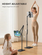 Lamicall Kindle Stand Tablet Holder 55" Height Adjust Extend Flexible Arm - Image 3