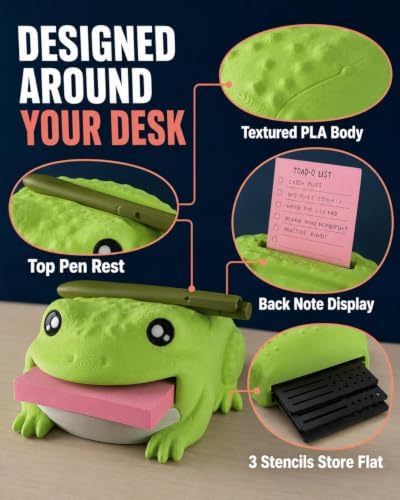 Note Toad Desk Organizer Sticky Holder For Three Inch Square Pads - Image 5