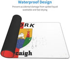 Cork City Flag Mouse Pad Desk mat Office Desk Accessories Large Gaming Mouse Pad 16 x 29.5 in Waterproof Slick Mouse Pad Mouse Pad Office Decoration - Image 4