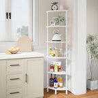 IBUYKE 6-Tier Corner Shelf,Industrial Corner Storage WBC021W - Image 2
