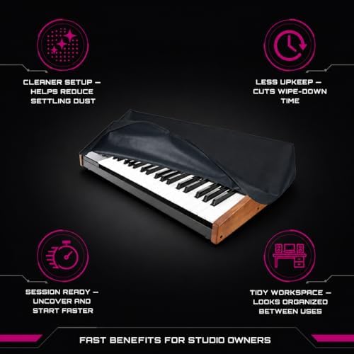 DigitalDeckCovers Dust Cover for MOOG SUB 37, Subsequent 37, Little Phatty - Image 4