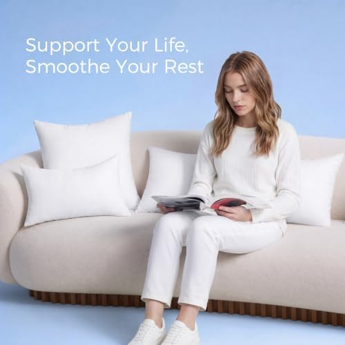 Phantoscope 16x26 Throw Pillow Insert, Lumbar Support Pillow for Couch Bed - Image 6