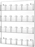 Weysat Acrylic Brochure Pamphlet Holder Brochure Display Stand, 1 Piece by Weysat