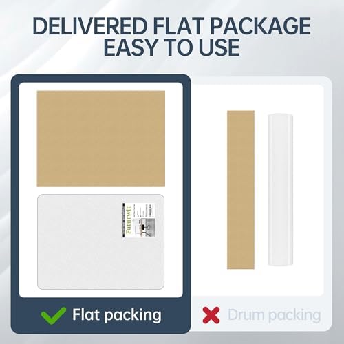 Office Chair Mat for Hardwood Floor, Ship Flat 48"x30" Heavy Duty Floor Protector for Desk, Plastic Rolling Chair Mats, Clear Floor Mat Smooth Glide, No Divot, Rectangle - Image 5