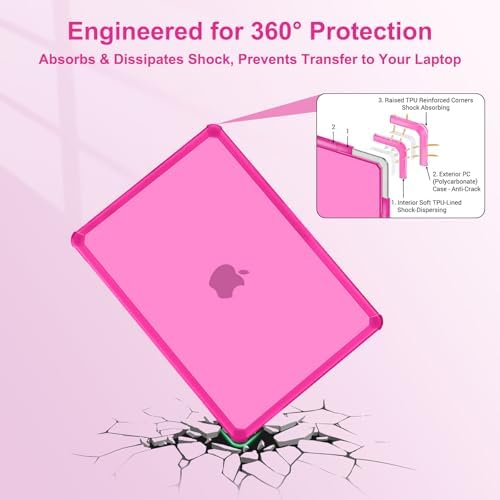 MOSISO Compatible with MacBook Air 13 inch Case M5 2026 M4 M3 M2 2025-2022 - Image 3