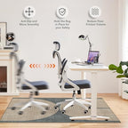 Office Chair Mat for Hardwood Floor&Tile Floor,36"X 48"-Geo Grey - Image 5