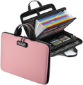 EXLIFBAG Fireproof Document Box with Lock, 13 Pocket Accordion File Folder by EXLIFBAG