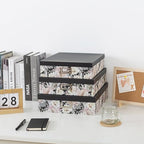 Soul & Lane - Floral Jumbo Scrapbook Storage Boxes with Lids, Set of 3 - Image 3