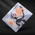 darkFlash Glass Mouse Pad 13.8×11.8 Inch, Ultra-Smooth Tempered Surface, Precision Tracking, Anti-Slip Rubber Base, Durable Etched Finish, Unique IP Ideal for Gaming & Work(DMP350) - Image 2