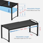 Expandable Cabinet Shelf Organizer, Metal Kitchen Countertop Storage Shelf - Image 3
