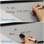 Varhomax Glass Desk Whiteboard with Calculator - Image 3