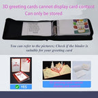 Greeting Card Organizer & Storage,Christmas Card Book,120 Sleeve - Image 3