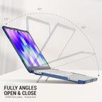 SEYMAC stock Case for MacBook Neo (A18 Pro) 2026 13 inch, Shock-Absorbing Protection with Folding Stand &Mouse Pad Case for MacBook Neo (A18 Pro) 2026 13 inch, Blue - Image 3