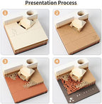 Shimizu Temple Japan 3D Paper Note Three-Dimensional Memo Pad Sticky Notes Paper Bookmark Pen Holder Creative Birthday Gift (Green) - Image 7