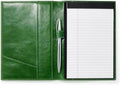 HISCOW Slim Leather Junior Padfolio, 5x8 Notepad Cover, Veg-Tanned Bosco by HISCOW