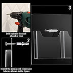 Weysat Acrylic Brochure Pamphlet Holder Brochure Display Stand, 2 Pieces - Image 5